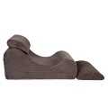 Wave Lounger Aesthetic Brąz