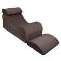 Wave Lounger Aesthetic Brąz