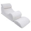 Wave Lounger Bearly Biały
