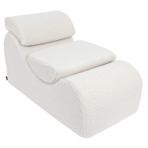 Wave Lounger Bearly Kremowy