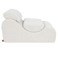 Wave Lounger Bearly Kremowy