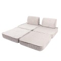 Sofa Modułowa dla Dziecka Basic - 4 Elementy | Aesthetic Ecru