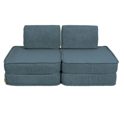 Sofa Modułowa dla Dziecka Basic - 4 Elementy | Aesthetic Turkusowy