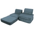 Sofa Modułowa dla Dziecka Basic - 4 Elementy | Aesthetic Turkusowy