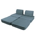 Sofa Modułowa dla Dziecka Basic - 4 Elementy | Aesthetic Turkusowy