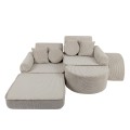 Sofa Modułowa dla Dziecka Max - 12 Elementów | Aesthetic Kolor Ecru