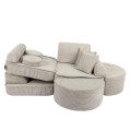Sofa Modułowa dla Dziecka Max - 12 Elementów | Aesthetic Kolor Ecru