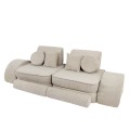 Sofa Modułowa dla Dziecka Max - 12 Elementów | Aesthetic Kolor Ecru