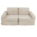 Sofa Modułowa dla Dziecka Plus - 10 Elementów | Aesthetic Kolor Ecru