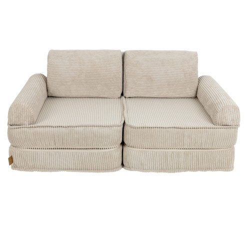 Sofa Modułowa dla Dziecka Plus - 10 Elementów | Aesthetic Kolor Ecru