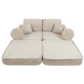 Sofa Modułowa dla Dziecka Plus - 10 Elementów | Aesthetic Kolor Ecru