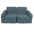 Sofa Modułowa dla Dziecka Plus - 10 Elementów | Aesthetic Turkusowy