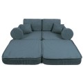 Sofa Modułowa dla Dziecka Plus - 10 Elementów | Aesthetic Turkusowy