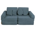 Sofa Modułowa dla Dziecka Plus - 10 Elementów | Aesthetic Turkusowy