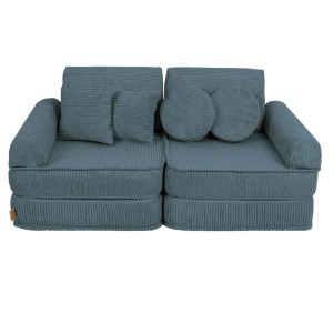 Sofa Modułowa dla Dziecka Plus - 10 Elementów | Aesthetic Turkusowy